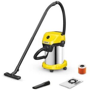 Karcher WD 3 S V-19/4/20 Bidone Aspira Solidi e Liquidi 1000W Capacità 19Litri