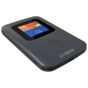 Strong 4GMIFI150D Router 4G LTE Portatile Hotspot 150Mbits Display Adattatore Nano Micro Sim Ricaricabile