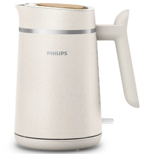 Philips HD9365/10 Bianco Satinato Eco Conscious Edition Bollitore 1.7L 2200W Indicazione Tazza Filtro Calcare AutoOff