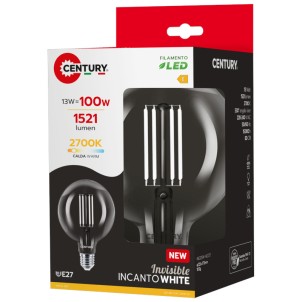 Century ING125W-142727 Globo E27 13W Incanto White Led 1521lm 2700K 230V Equivalente 100w