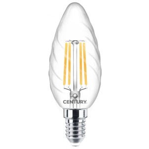 Century INTOR-041427 Tortiglione E14 4W Incanto Led 470lm 2700K 230V Equivalente 40w