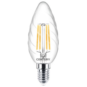 Century INTOR-061427 Tortiglione E14 6W Incanto Led 806lm 2700K 230V Equivalente 60w