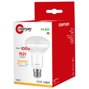 Century LR80-152730 Spot E27 15W Serie Light Led 1521lm 3000K 230V Equivalente 100w