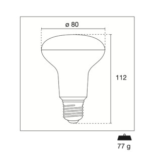 Century LR80-152730 Spot E27 15W Serie Light Led 1521lm 3000K 230V Equivalente 100w