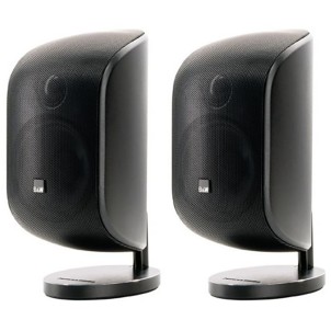 Bowers & Wilkins M1 Matte Black Coppia Casse Scaffale 20-100W 2 vie Bass Reflex Staffa Muro